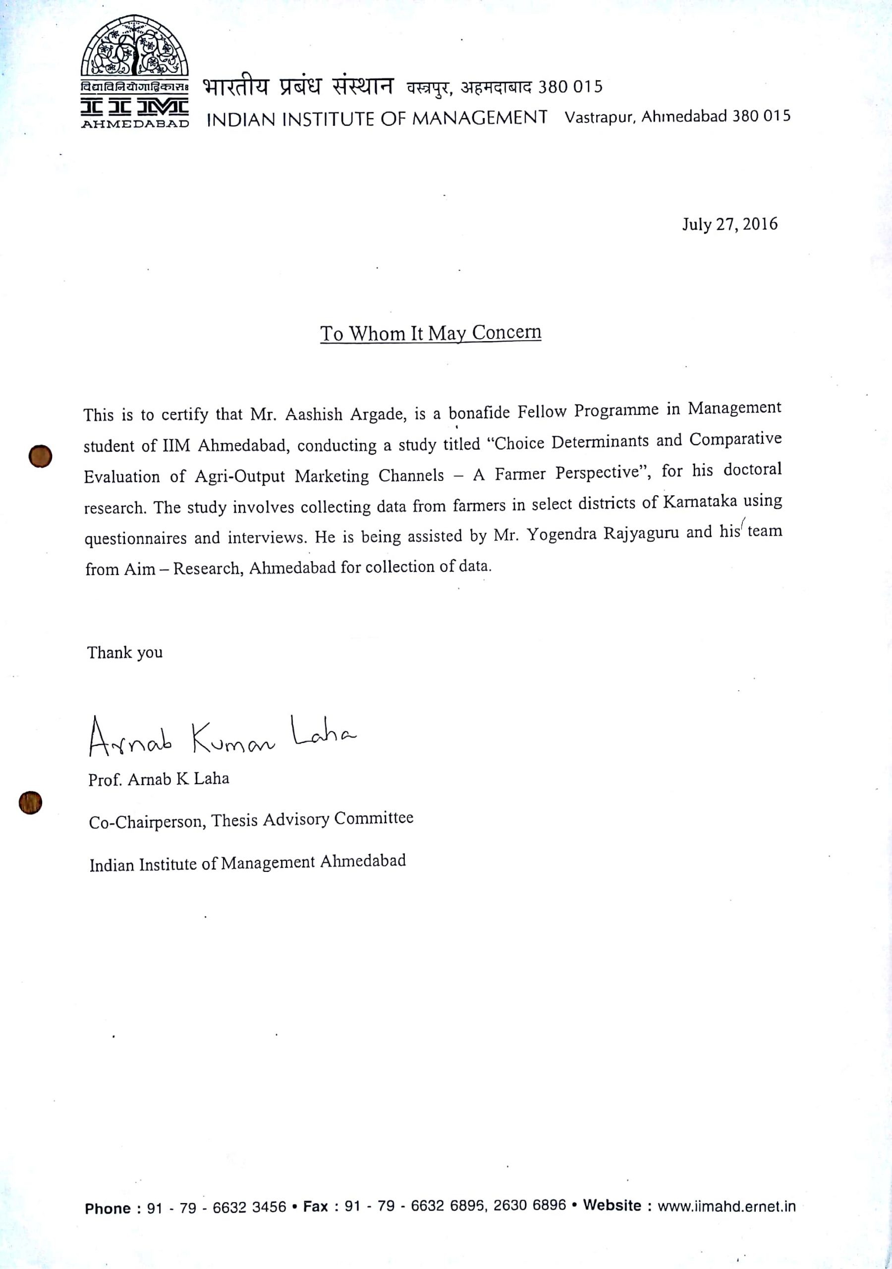 choice Determination